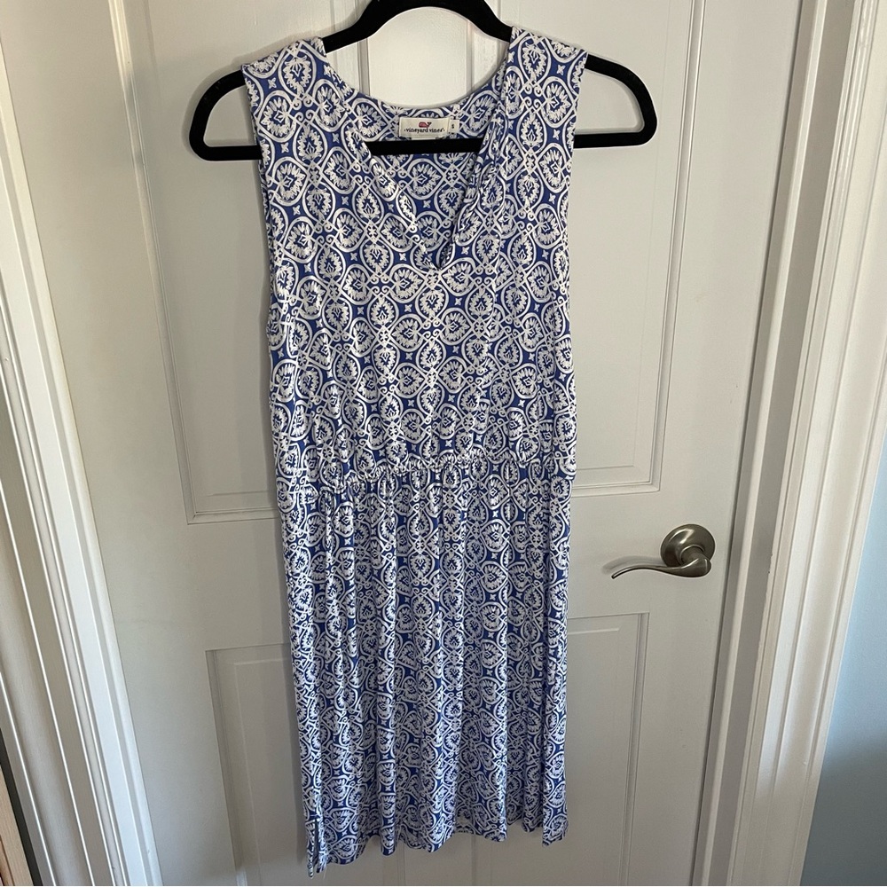 Blue and White Vineyard Vines dress